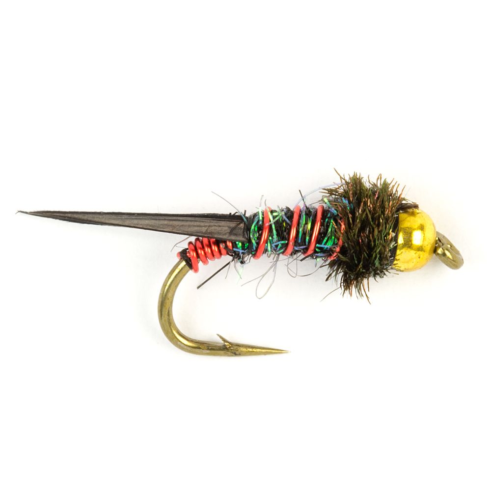 Мушка SF Pseudo Prince Brass Beadhead Nymph