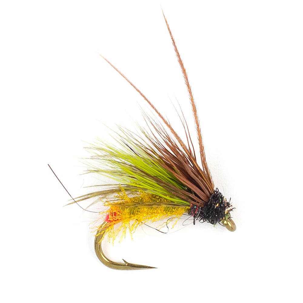 Мушка SF Green Peter Caddis (#14 (Bronze/Kamasan B160))