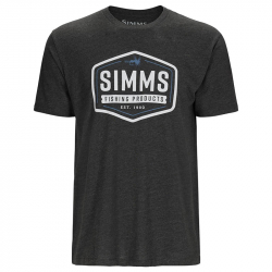 Футболка Simms Fly Patch T-Shirt (Charcoal Heather, XXL)