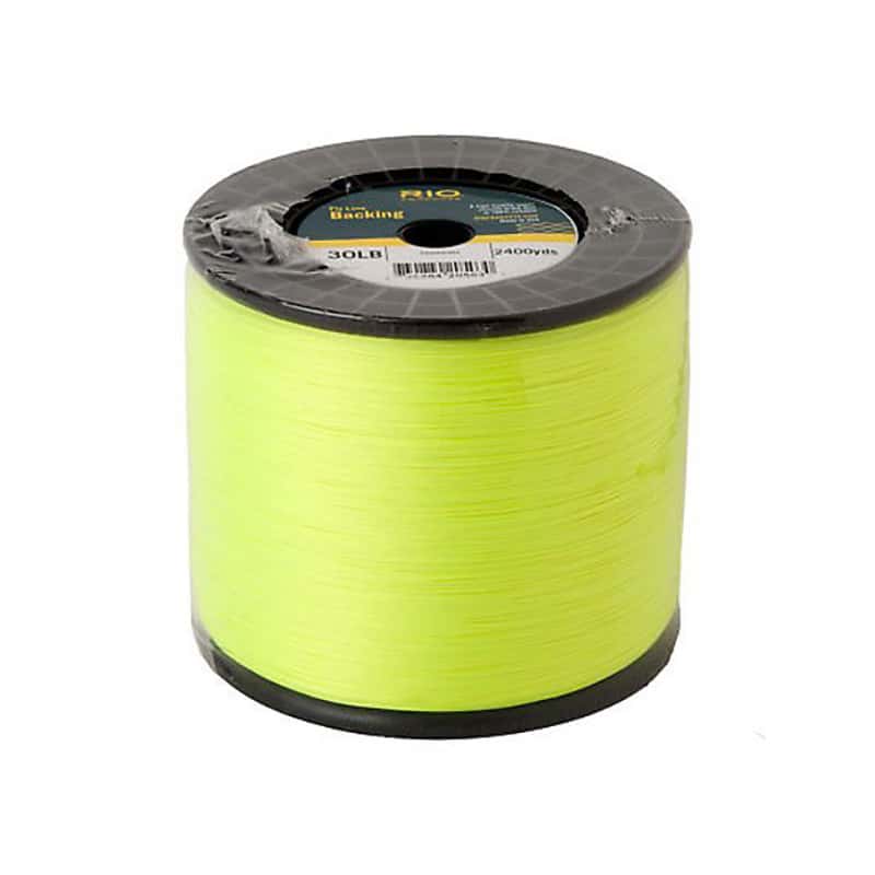 Бэкинг в размотку Rio Dacron Backing 2400yds 2195m Bulk (30LB, 1m, Chartreuse)