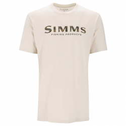 Футболка Simms Simms Shroud Fill Logo T-Shirt (Natural, S)