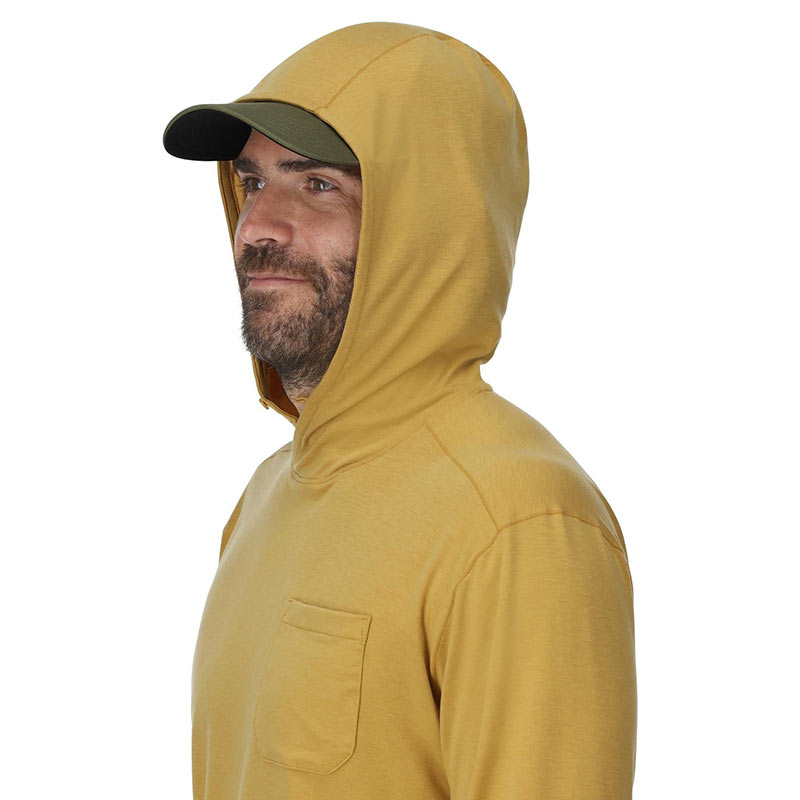 Футболка Simms Glades Hoody (Baltic Amber Heather, XXL) №2 Футболка Simms Glades Hoody (Baltic Amber Heather, XXL) №2