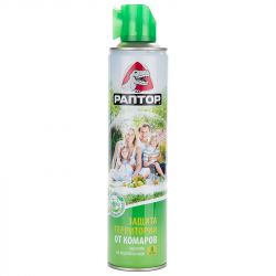 Аэрозоль для защиты территории от комаров РАПТОР (400ml)