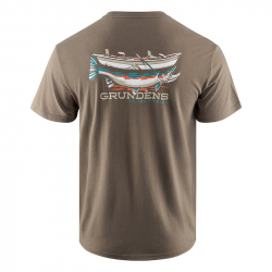 Футболка Grundens Drift Boat SS T-Shirt (Otter, L)