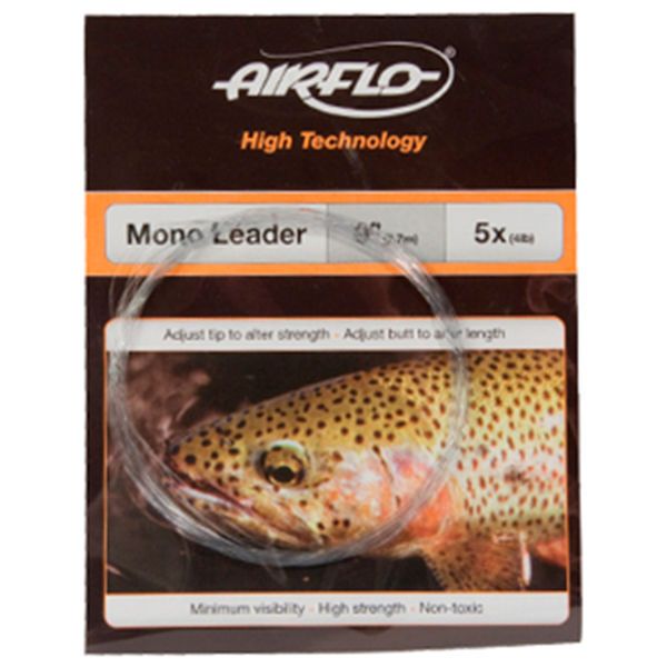Подлесок Airflo Mono Tapered Leader (7X, 9 ft., 2lb, 0.9kg)
