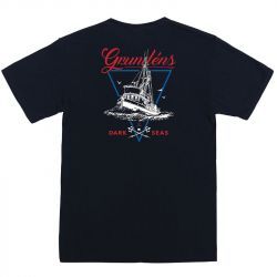 Футболка Grundens Dark Seas X Grundens Long Range T-Shirt (Black, XL)