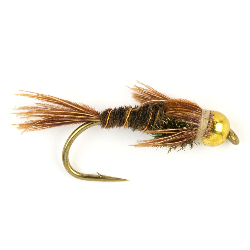 Мушка SF Pheasant Tail Brass Beadhead Nymph (#16 (Gold/Daiichi 1550))