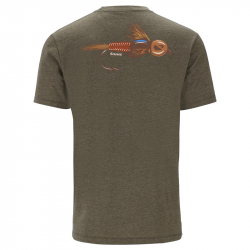 Футболка Simms Let It Fly T-Shirt (Military Heather, L)