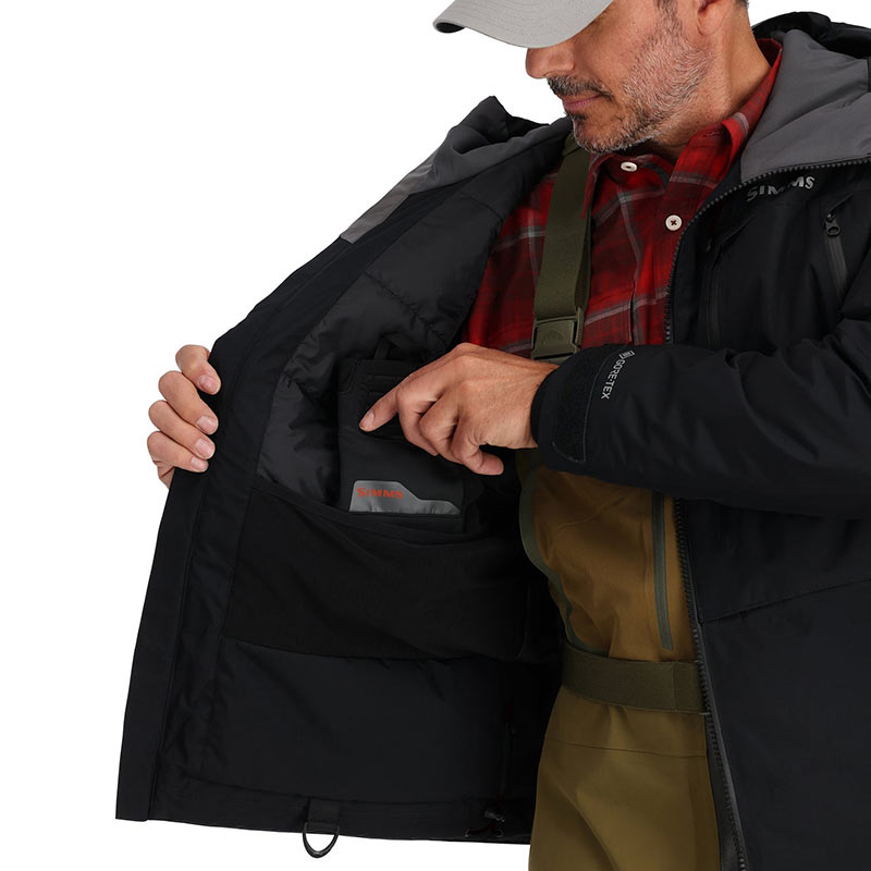 Куртка Simms Bulkley Insulated Wading Jacket (Black, XXL) №4 Куртка Simms Bulkley Insulated Wading Jacket (Black, XXL) №4