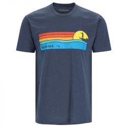 Футболка Simms Sunset T-Shirt (Navy Heather, XL)