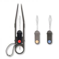 Пинцет C&F Design 3-in-1 Tweezers CFA-40 (Black, 3 threaders)