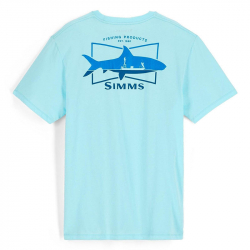 Футболка Simms Salty Sign T-Shirt (Sea Breeze, L)