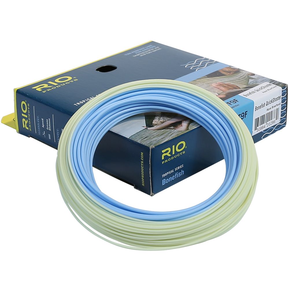 Шнур Rio Bonefish Quickshooter (WF7F, Aqua Blue/Sand)