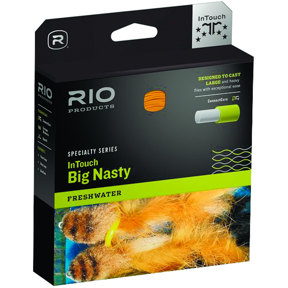 Шнур Rio Intouch Big Nasty (WF7F, Moss/Orange)