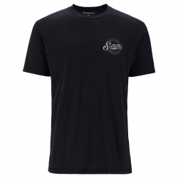 Футболка Simms Circle Lockup T-Shirt (Black, XXL)