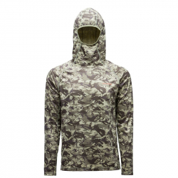 Футболка Grundens Solstrale Hoodie (Refraction Camo Green, L)