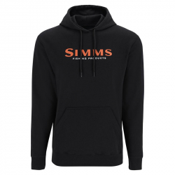 Толстовка Simms Logo Hoody (Black, S)