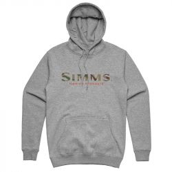 Толстовка Simms Logo Hoody (Grey Heather, XL)