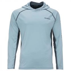 Термофутболка Simms SolarVent Hoody (Steel Blue/Storm, XXL)