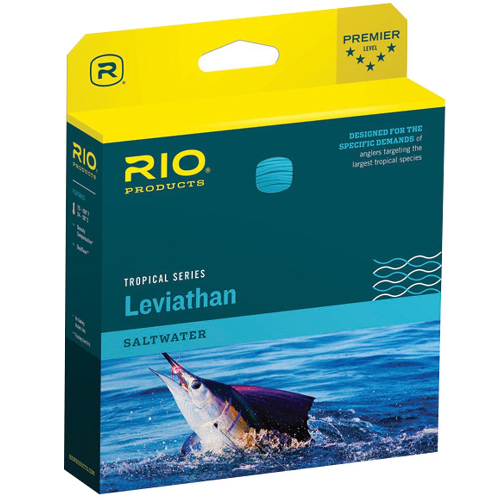 Шнур Rio Leviathan 26ft Sink Tip (600gr, #12/13, Sinking, Black/Trans Yellow)