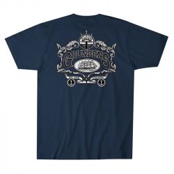 Футболка Grundens Crest SS T-Shirt (Deep Water Blue, XL)