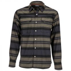 Рубашка Simms Gallatin Flannel LS Shirt (Carbon Stripe, XXL)
