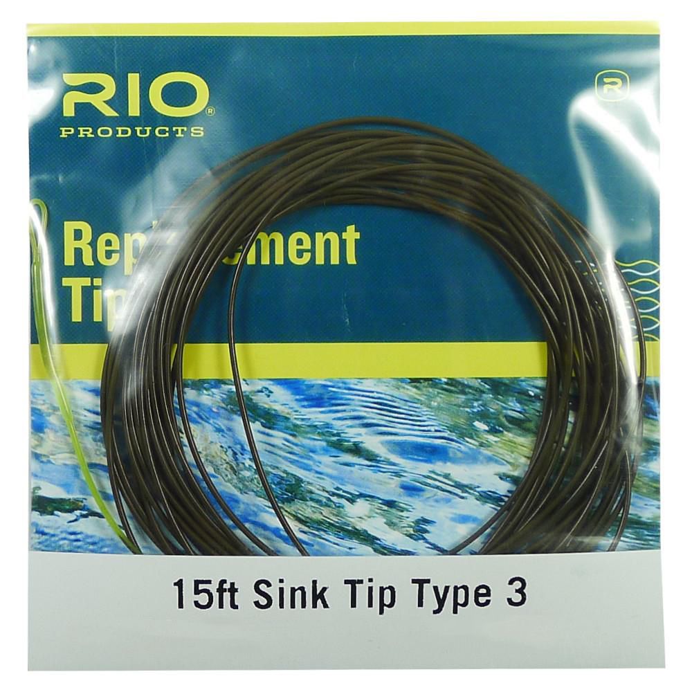 Сменный конец Rio VersiTip 15ft Type 3 Sink Tip (4wt, 61gr, Brown/Yellow Loop)