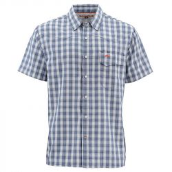 Рубашка Simms Big Sky SS Shirt (S, Oxford Blue Plaid)