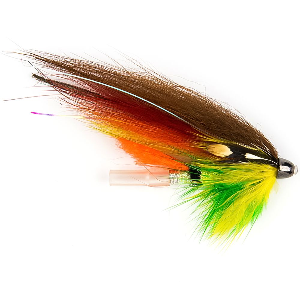 Мушка SF Green Highlander Templedog Brass Conehead Tube