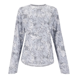 Футболка Simms Women's SolarFlex Crew (Back Eddy White, XL)