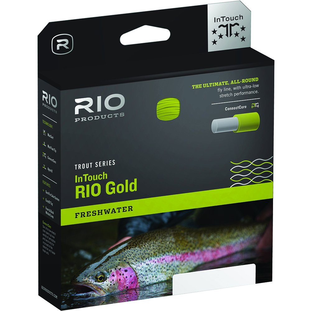 Шнур Rio Intouch Gold (WF7F, Moss/Gray/Gold)