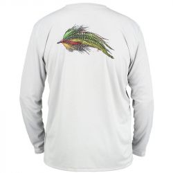 Термофутболка Simms Solar Tech Tee (Muskie Fly Sterling, XL)