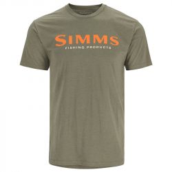 Футболка Simms Logo T-Shirt (Military Heather, XL)