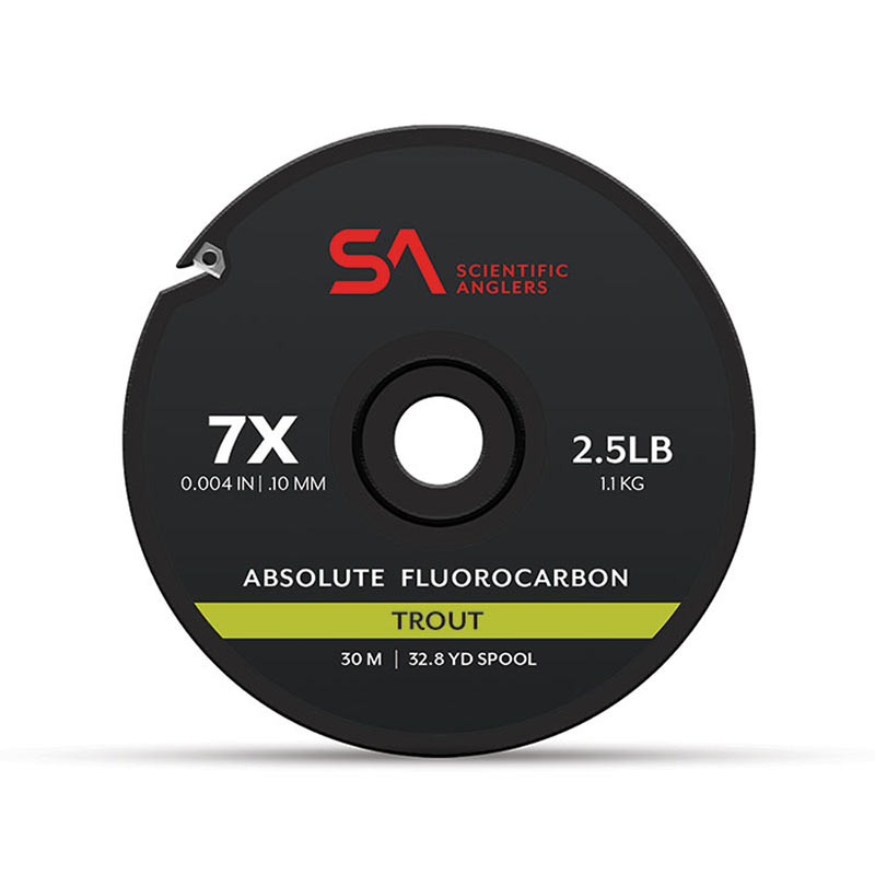 Поводковый материал Scientific Anglers Absolute Trout Fluorocarbon Tippet (0X, 0,28mm, 30m)