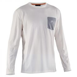 Футболка Grundens Fish Head LS Shirt (Egret, 3XL)