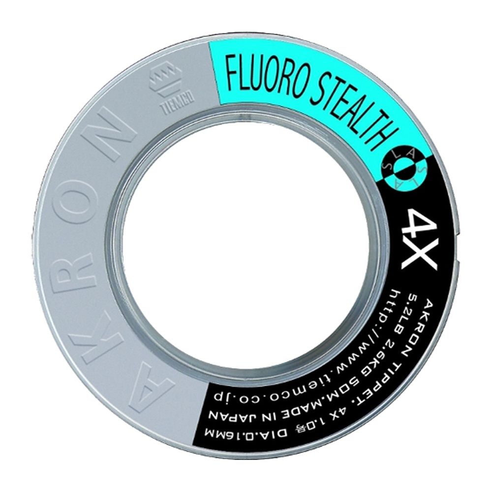 Поводковый материал Tiemco Fluoro Stealth Tippet (7X, 0.10mm, 50m, 2lb, 0.9kg)