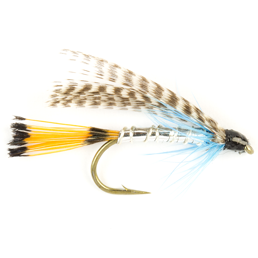 Мушка SF Teal Blue & Silver (#10 (Bronze/Daiichi))