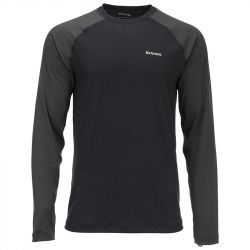 Термофутболка Simms Lightweight Baselayer Top (Black, L)