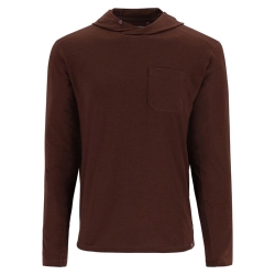 Футболка Simms Glades Hoody (Kona Heather, XXL)