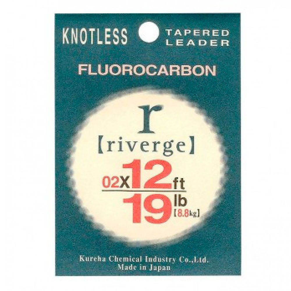 Подлесок Riverge Fluorocarbon Tapered Leader (9ft, 0x, 14lb, 6,4kg,)