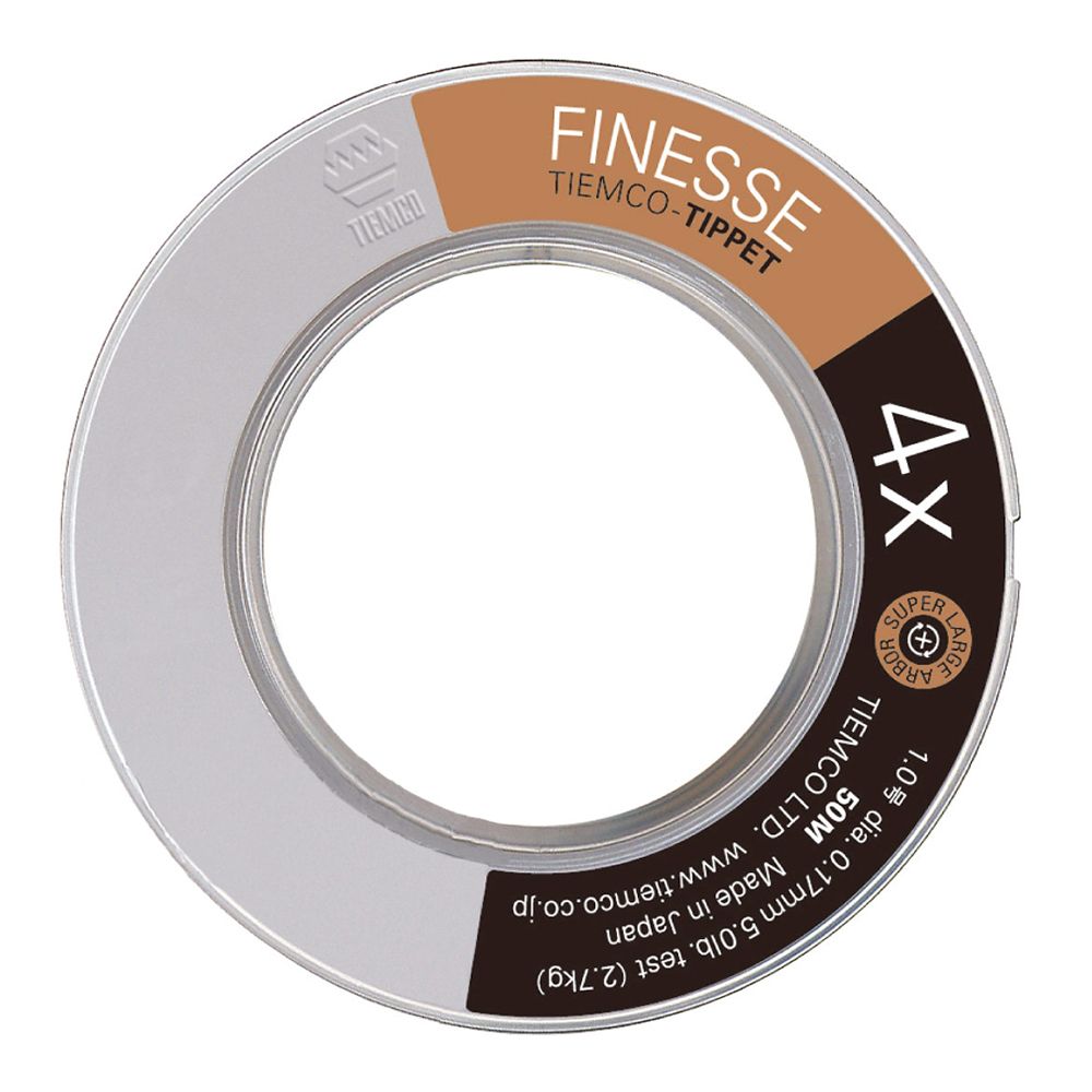 Поводковый материал Tiemco Finesse Tippet (7X, 0.10mm, 50m, 1lb, 0.5kg)