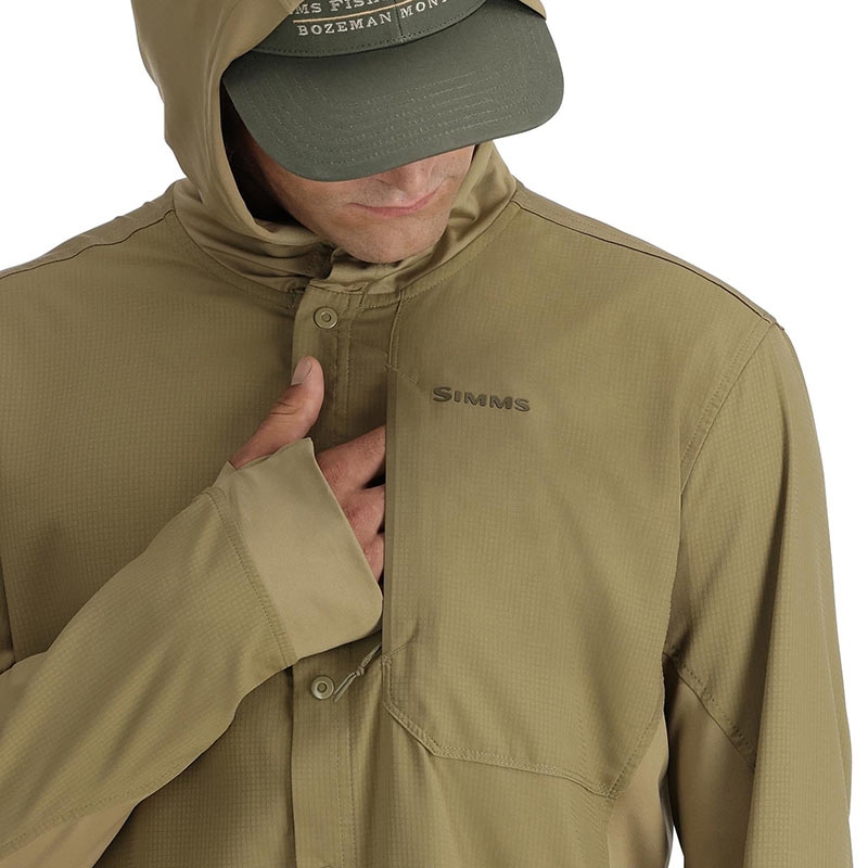 Рубашка Simms Intruder Fishing Hoody (Bay Leaf, XXL) №2 Рубашка Simms Intruder Fishing Hoody (Bay Leaf, XXL) №2