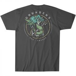 Футболка Grundens Mermaid SS T-Shirt (Iron Grey, XL)