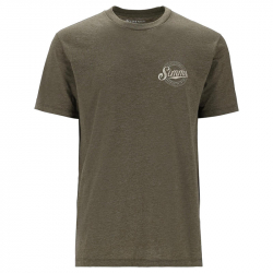 Футболка Simms Circle Lockup T-Shirt (Military Heather, S)