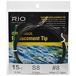 Сменный конец Rio Intouch 15ft Type 8 Sink Tip (8wt, 109gr, Black/Green Loop)