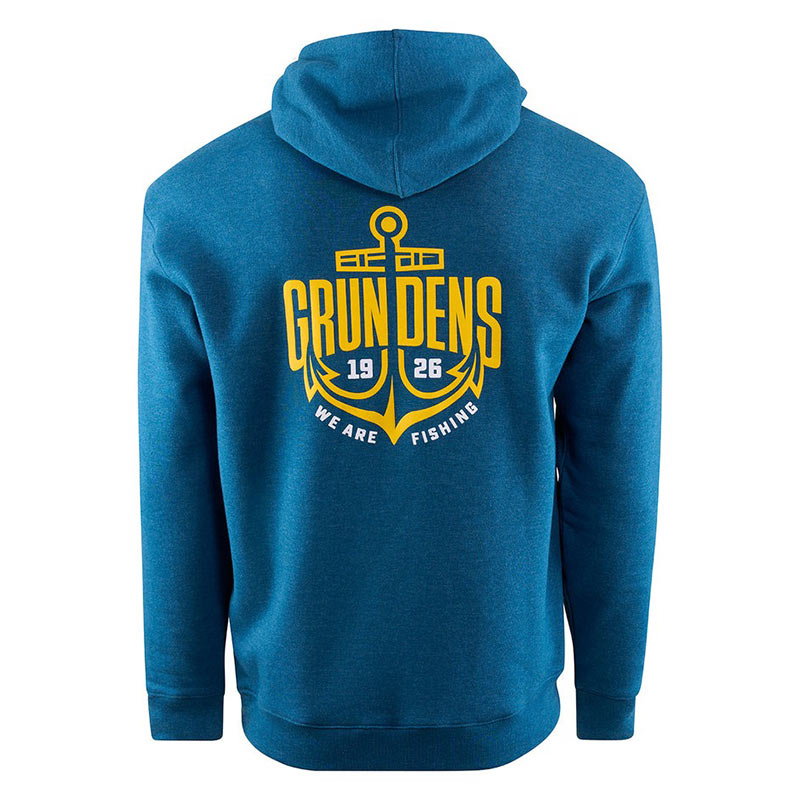 Толстовка Grundens Displacement DWR Hoodie (Anchor Navy Heather, L) Толстовка Grundens Displacement DWR Hoodie (Anchor Navy Heather, L)