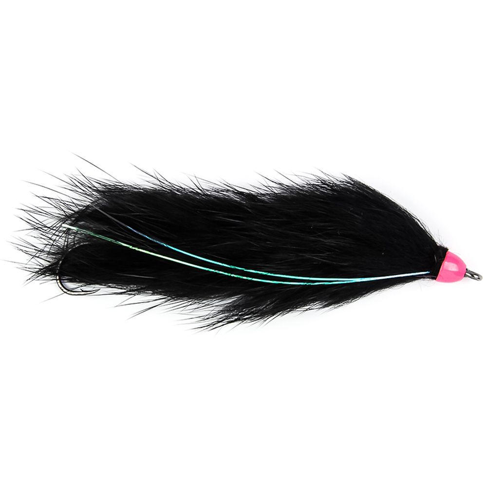 Мушка Spirit River Steelhead Moal Leech (Pink Hot-Head/Black)