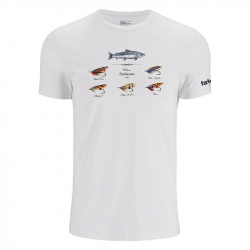 Футболка Harlovs Classic Salmon flies (M, White)