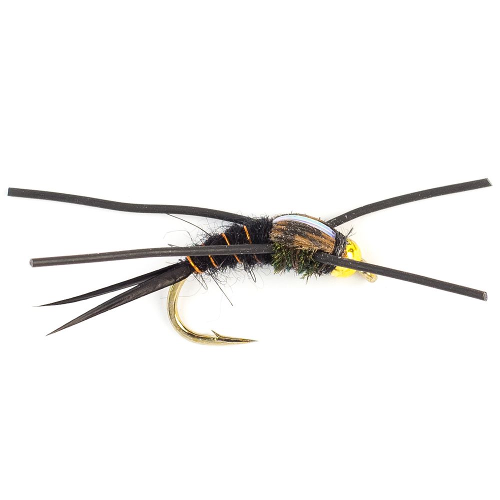 Мушка SF Vitamin B-Black Brass Beadhead (#6 (Bronze/Daiichi 1120))