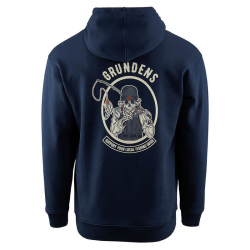 Толстовка Grundens Displacement DWR SL Guides Hoodie (Dark Navy, L)